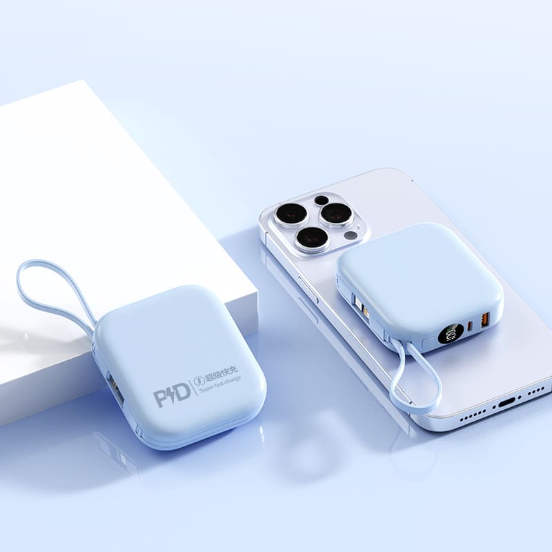Slim 10000mAh USB-C Power Bank - Ultra Portable Travel Charger - Image 6